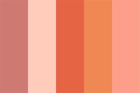 nude orange|Nude Orange Color Palette.